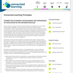 Connected Learning Principles