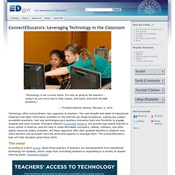 ConnectEDucators: Leveraging Technology in the Classroom