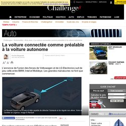 La voiture connectée comme préalable à la voiture autonome