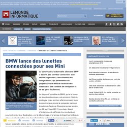 BMW lance des lunettes connectées pour ses Mini