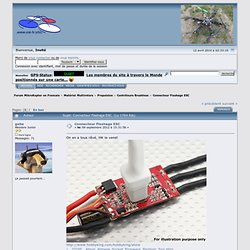Connecteur Flashage ESC