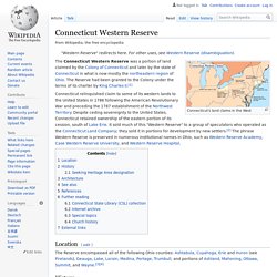 Connecticut Western Reserve