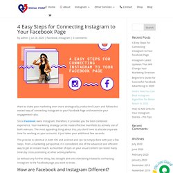 4 Easy Steps for Connecting Instagram to Facebook Page