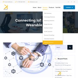 Connecting IoT: Mobile and Wearable Apps