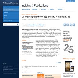 Connecting talent with opportunity in the digital age