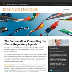 Connecting Global Regulatory Agenda