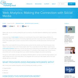 Web Analytics: Making the Connection with Social Media