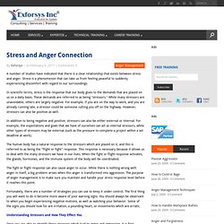 Stress and Anger Connection
