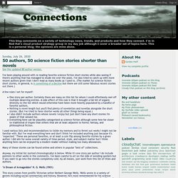 Connections: 50 authors, 50 science fiction stories shorter than novels