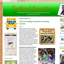Tips for Grading Cooperative Learning Lessons