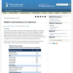 Mobile Connections to Libraries