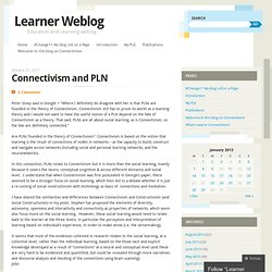 Connectivism and PLN