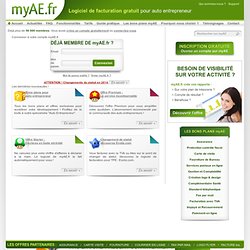 Connexion Auto Entrepreneur - myAE.fr : Connectez vous au compte !