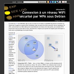 Connexion à un réseau WiFi sécurisé par WPA sous Debian