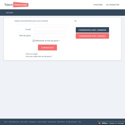 Connexion - TalentDetection