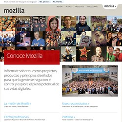 Acerca de Mozilla