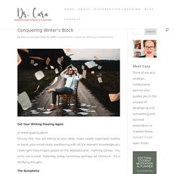 Conquering Writer's Block - Dissertation Complete Coaching