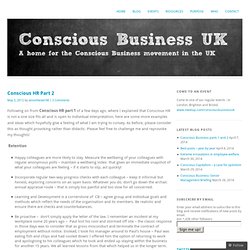 nscious HR Part 2 « Conscious-Business.co.uk