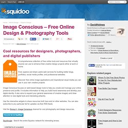 Image Conscious - Free Online Graphic and Web Design Tools