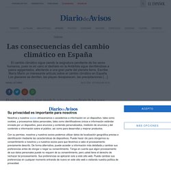 Las consecuencias del cambio climático en España