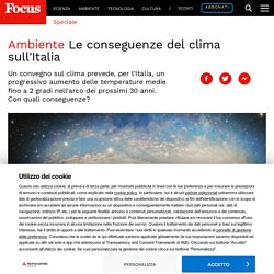 Le conseguenze del clima sull'Italia