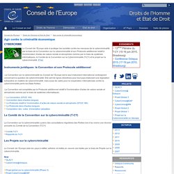 Conseil de l'Europe Cybercriminalité