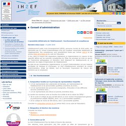 Conseil d'administration