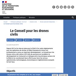 Le Conseil pour les drones civils