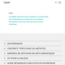 Outils - Conseil québécois des arts médiatiques