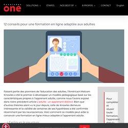 12 conseils pour une formation en ligne adaptée aux adultes