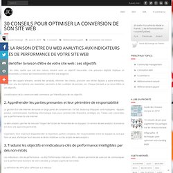 30 conseils pour optimiser la conversion de son site web