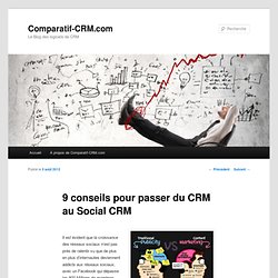 9 conseils pour passer du CRM au Social CRM