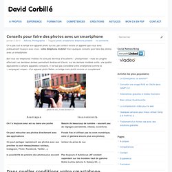 Site CV et blog de David Corbillé, médiateur numérique