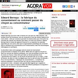Edward Bernays : la fabrique du consentement ou comment passer du citoyen au consommateur