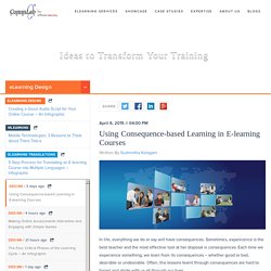 Using Consequence-based Learning in E-learning Courses