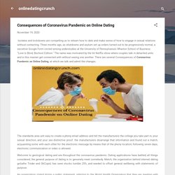 Consequences of Coronavirus Pandemic on Online Dating