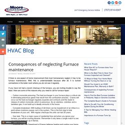 Consequences of neglecting Furnace maintenance