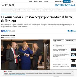 Elecciones: La conservadora Erna Solberg repite mandato al frente de Noruega