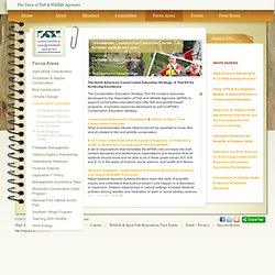 The Voice of Fish & Wildlife Agencies: North American Conservation Education Toolkit