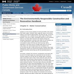 Chapter 6 - Water Conservation - The Environmentally Responsible Construction and Renovation Handbook - Real Property