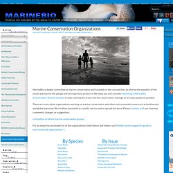 Marine Conservation Organizations