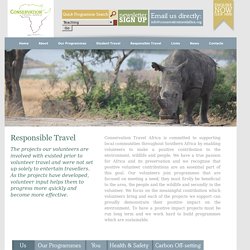 Responsible Travel in Africa