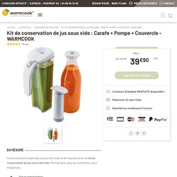 Kit de Conservation de Jus Sous Vide - WARMCOOK