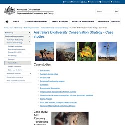 The National Strategy for the Conservation of Australia's Biological Diversity - public submissions