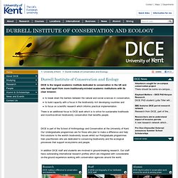 Durrell Institute of Conservation and Ecology