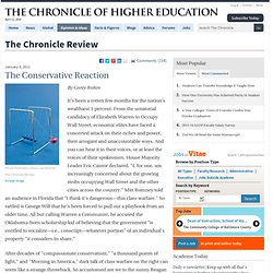 The Conservative Mind - The Chronicle Review