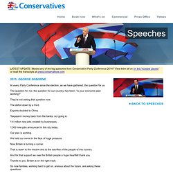 The Conservative Party Conference