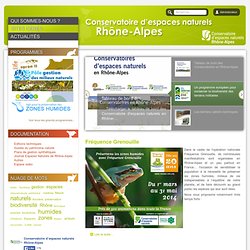 CREN - Conservatoire Rhône Alpes des Espaces Naturels