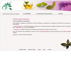Conservatoire National des Plantes Médicinales Aromatiques et Industrielles