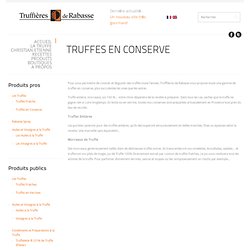 Truffes de Provence – Truffières de Rabasse